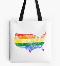 USA Pride Flag Tote Bag
