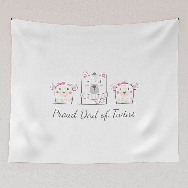 Item preview, Proud dad of twins (girl and girl) designed and sold by Blue-Fairy.