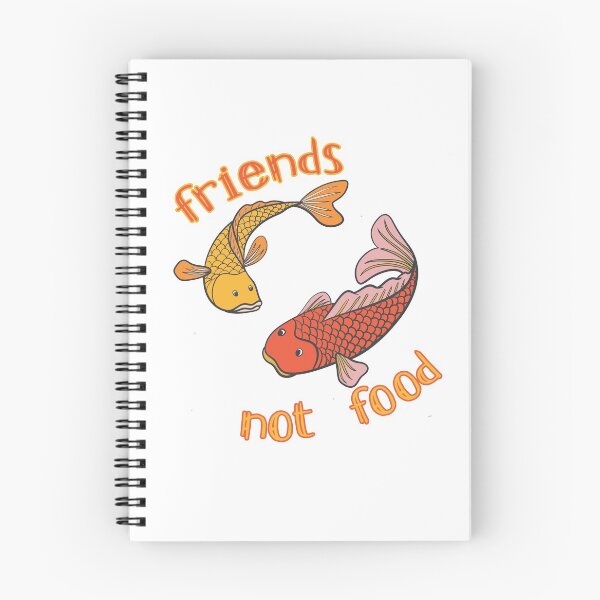 Item preview, Fish: Friends not food! Vegetarian / vegan designed and sold by incurablehippie.