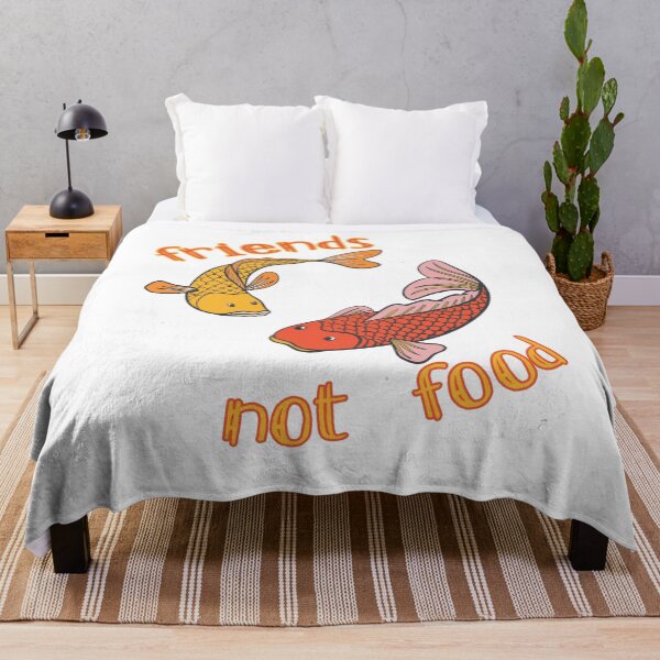 Item preview, Fish: Friends not food! Vegetarian / vegan designed and sold by incurablehippie.
