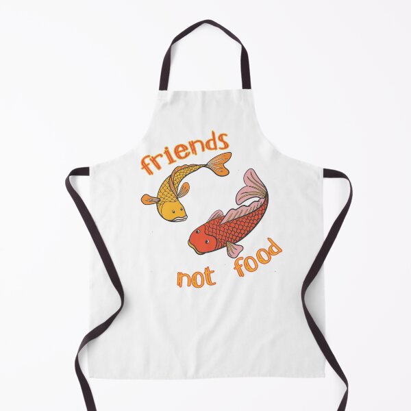 Item preview, Fish: Friends not food! Vegetarian / vegan designed and sold by incurablehippie.