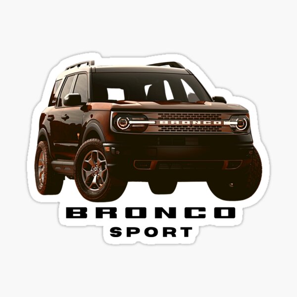 Ford Bronco Sport - Brown Sticker