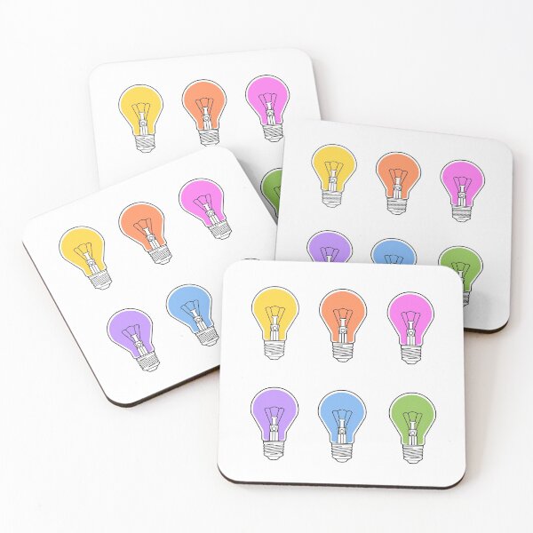 Item preview,  lightbulbs rainbow colors  multipack designed and sold by weilertsen.
