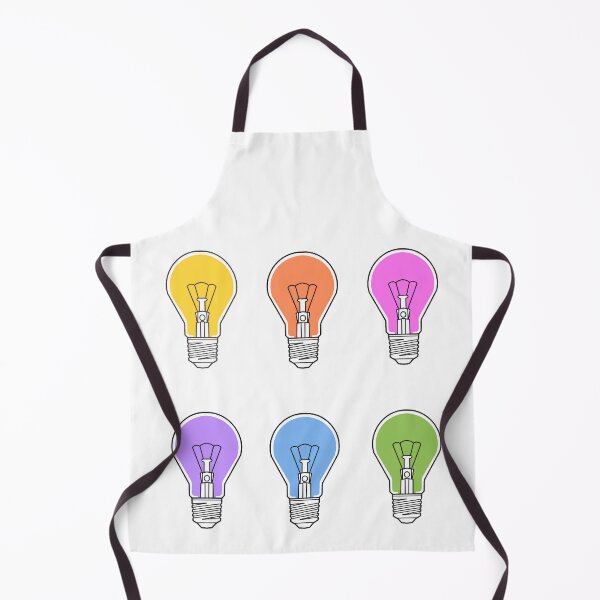 Item preview, lightbulbs rainbow colors multipack designed and sold by weilertsen.