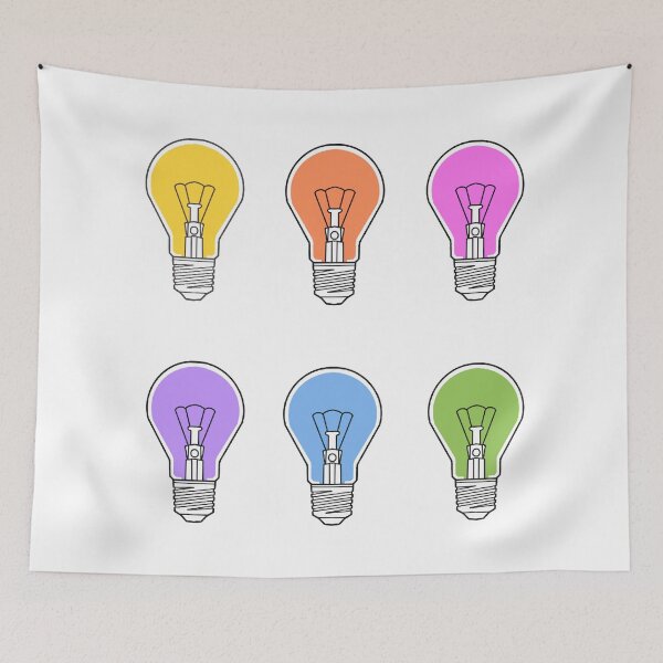 Item preview,  lightbulbs rainbow colors  multipack designed and sold by weilertsen.