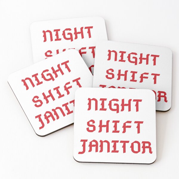 Item preview, Night Shift Janitor designed and sold by Beshtawi Store.