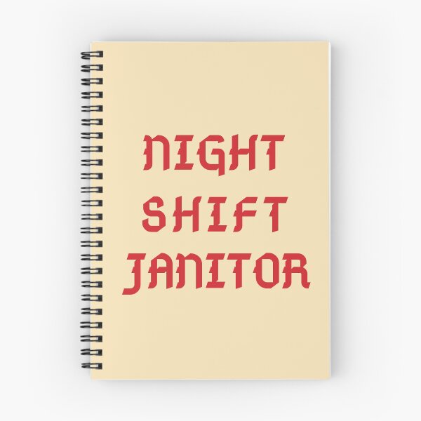 Item preview, Night Shift Janitor designed and sold by Beshtawi Store.