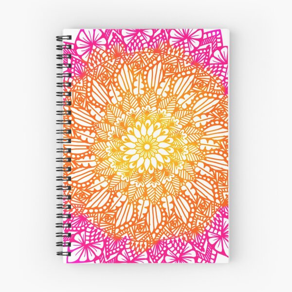 Item preview, Pink-Orange Digital Mandala designed and sold by TheHermitCrab.