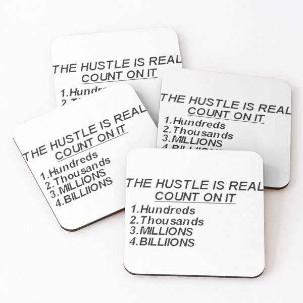 Item preview, THE HUSTLE IS REAL-COUNT ON IT designed and sold by giantstep.
