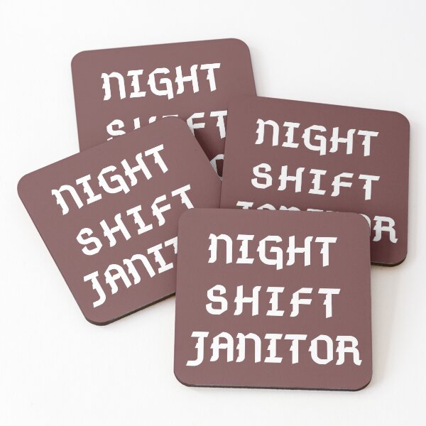 Item preview, Night Shift Janitor designed and sold by Beshtawi Store.