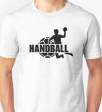 Huuraa Unisex Tennissocken Mit Handball-Silhouette - Weiß, Größe 42-46