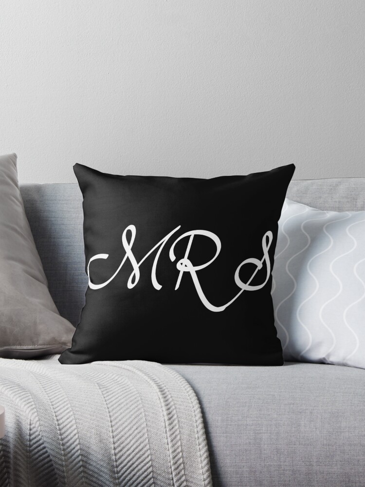 Thumbnail 1 of 4, Pillow, Mrs designed and sold by TeamBlue.