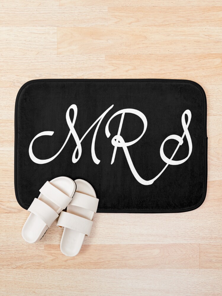 Thumbnail 1 of 6, Bath Mat, Mrs designed and sold by TeamBlue.