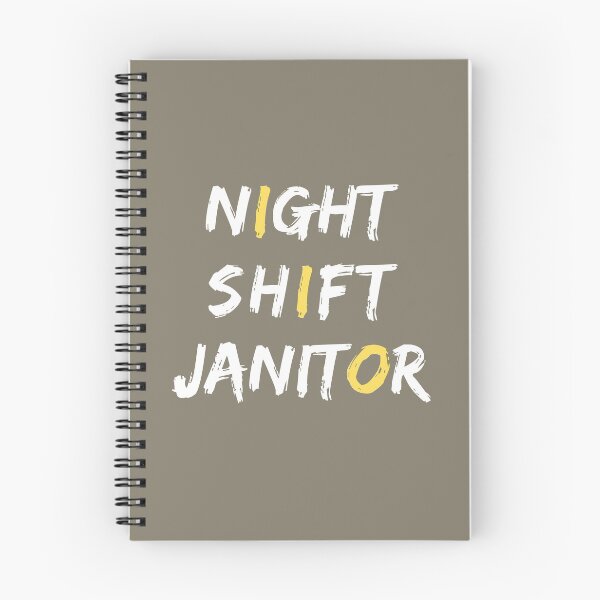 Item preview, Night Shift Janitor designed and sold by Beshtawi Store.