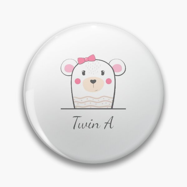 Item preview, Funny design for twins, twin A (girls) designed and sold by Blue-Fairy.