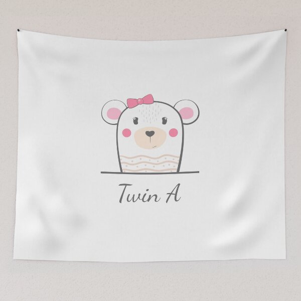 Item preview, Funny design for twins, twin A (girls) designed and sold by Blue-Fairy.