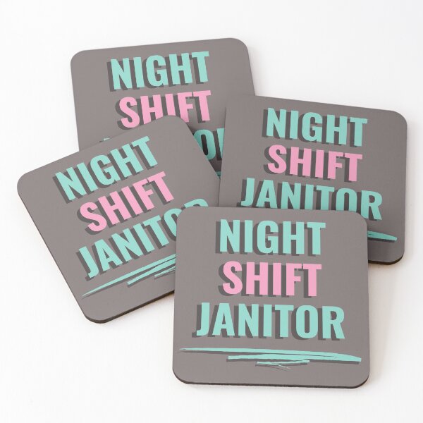 Item preview, Night Shift Janitor designed and sold by Beshtawi Store.
