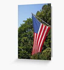 Red, White, Blue - the Stars and Stripes Greeting Card