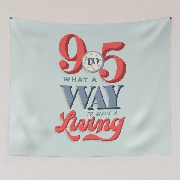 Item preview, Nine to Five (red) designed and sold by Carol Esteves.