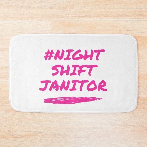Item preview, night shift janitor pink cute designed and sold by Hohohaxi.