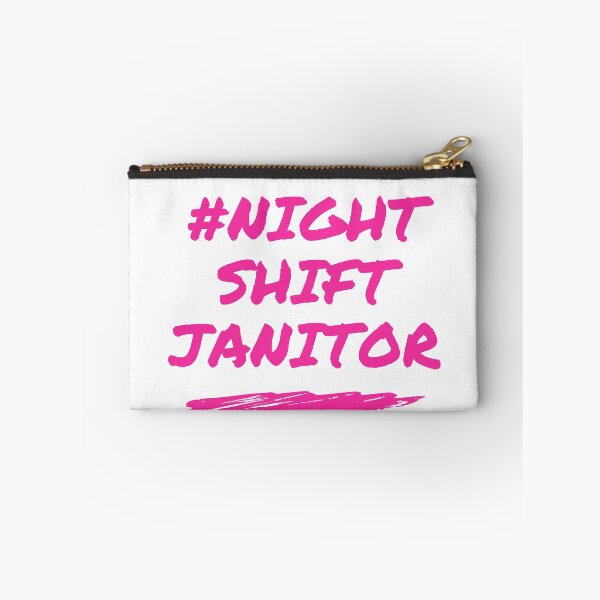 Item preview, night shift janitor pink cute designed and sold by Hohohaxi.