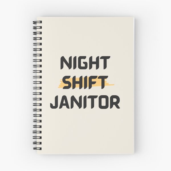 Item preview, Night Shift Janitor designed and sold by Beshtawi Store.