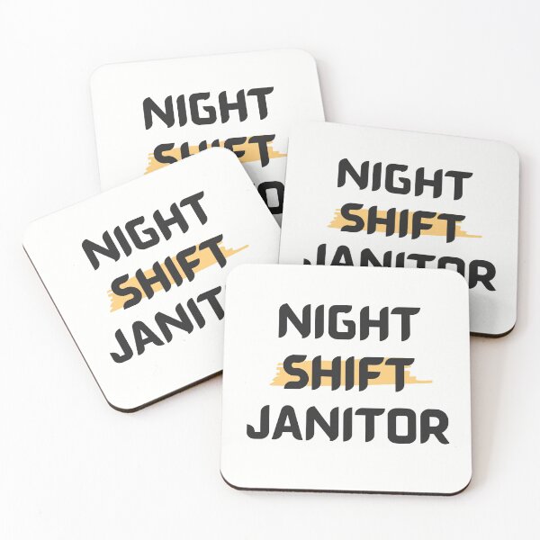 Item preview, Night Shift Janitor designed and sold by Beshtawi Store.