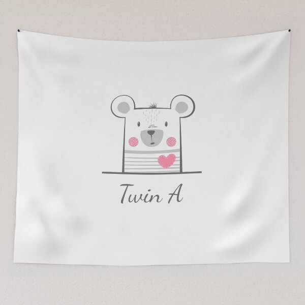 Item preview, Funny design for twins, twin A (boys) designed and sold by Blue-Fairy.