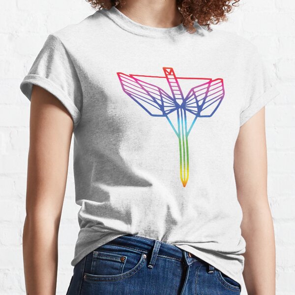 Le symbole du bouclier (dégradé arc-en-ciel) - Wynonna Earp T-shirt classique