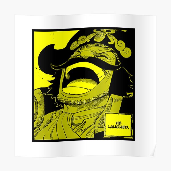 OP GOL D ROGER PIRATE KING laugh tale Poster