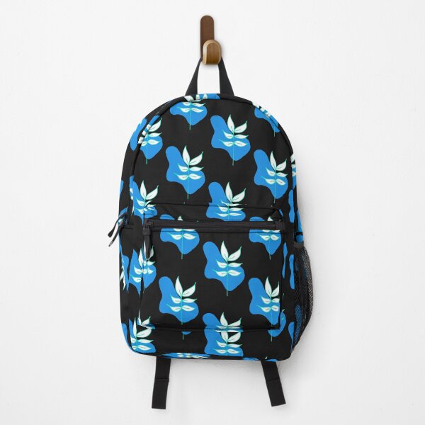 Item preview, Ignorant Tattoo Style Leaf - Blue & Aqua designed and sold by 10pmCreations.