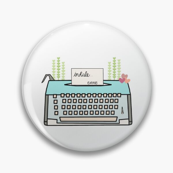 Item preview, Antique floral inspirational typewriter  designed and sold by KRJ Design.