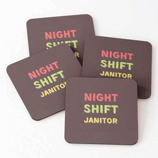 Item preview, Night Shift Janitor designed and sold by Beshtawi Store.