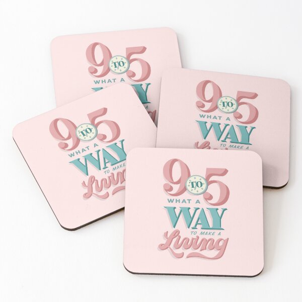 Item preview, Nine to Five (pink) designed and sold by Carol Esteves.