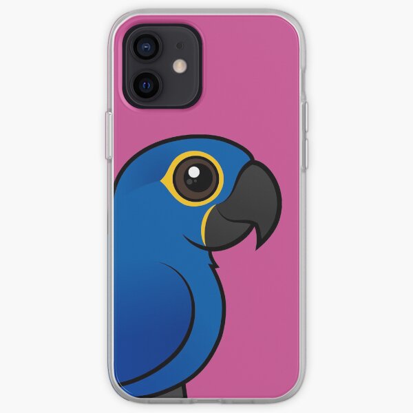 Cute Hyacinth Macaw by Birdorable iPhone Soft Case