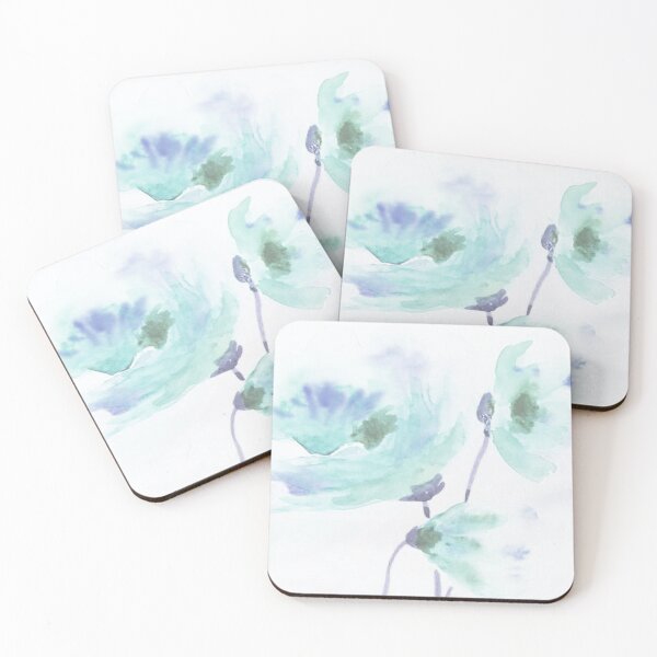 Item preview, Green Poppies designed and sold by Jenie Yolland.