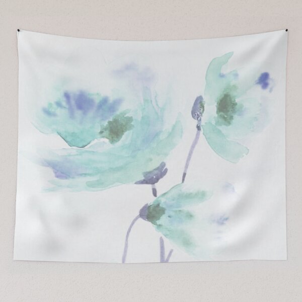 Item preview, Green Poppies designed and sold by Jenie Yolland.