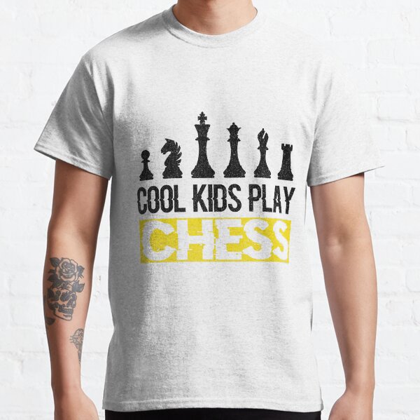 Cool Kids Play Chess Queen King Piece Classic T-Shirt
