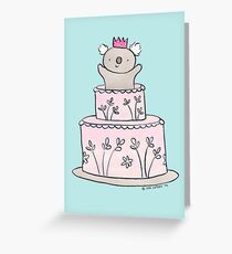 Koala Cake Greeting Card