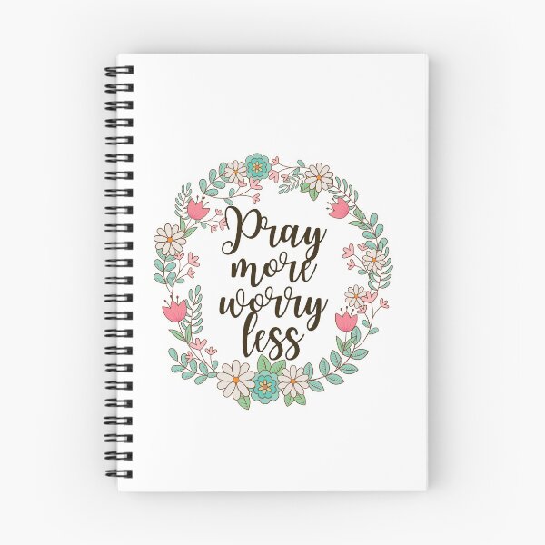 Item preview, Pray More Worry Less | Floral designed and sold by KarolinaPaz.
