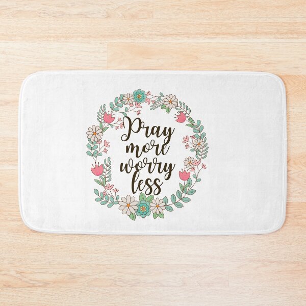 Item preview, Pray More Worry Less | Floral designed and sold by KarolinaPaz.
