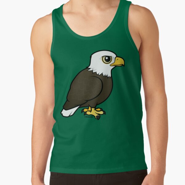 Cute Cartoon Bald Eagle by Birdorable Tank Top