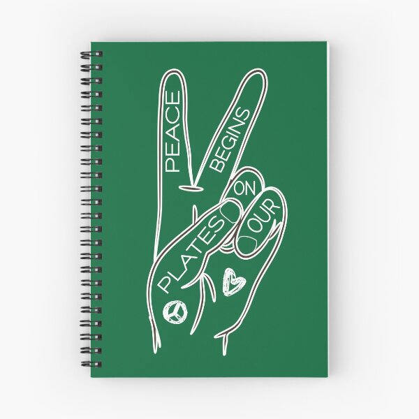 Item preview, Peace Begins On Our Plates, Non-veg Gift idea designed and sold by Rassitni.