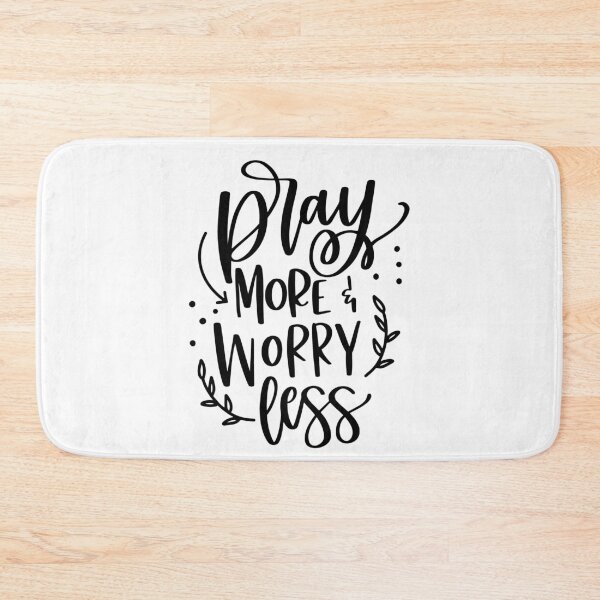 Item preview, Pray More Worry Less  designed and sold by KarolinaPaz.