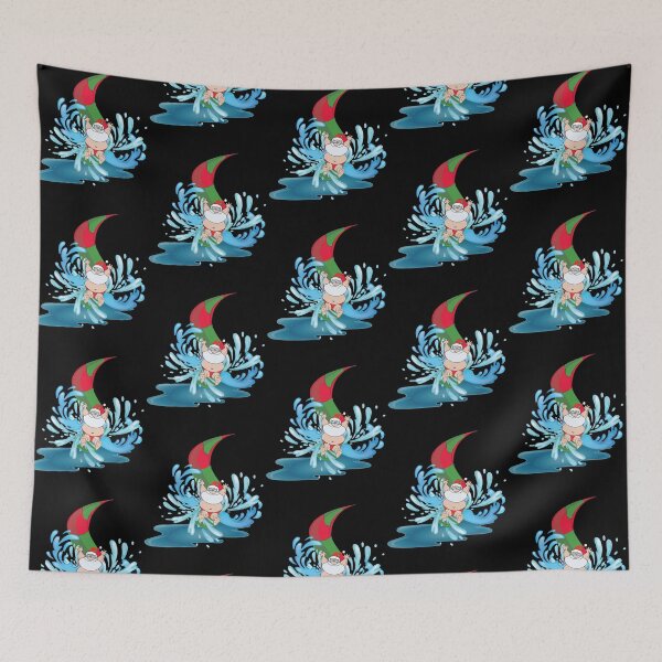 Item preview, Santa Claus Going Down A Water Slide designed and sold by Ginger217.
