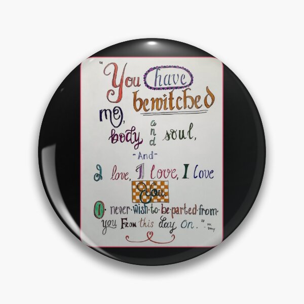 Item preview, Mr. Darcy quote designed and sold by Hollygolightly8.