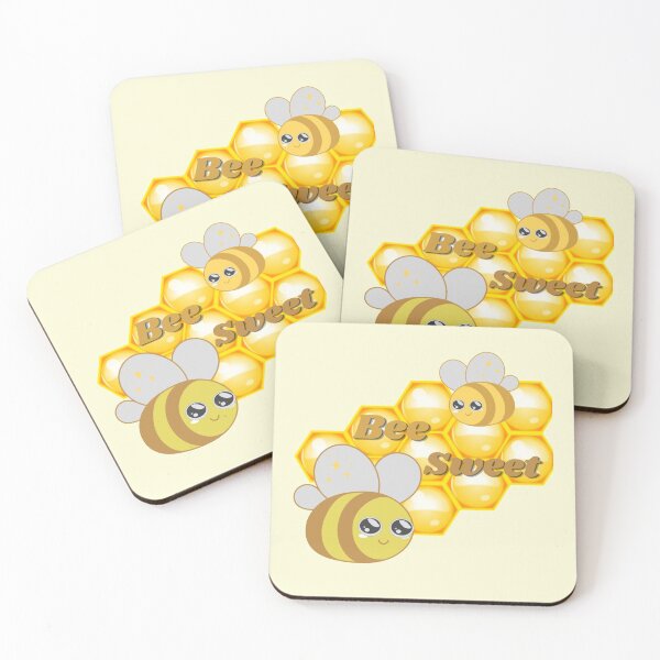 Item preview, Cute Adorable Sweet Bees with honeycomb, Bee Sweet designed and sold by ICRainbowMoons.