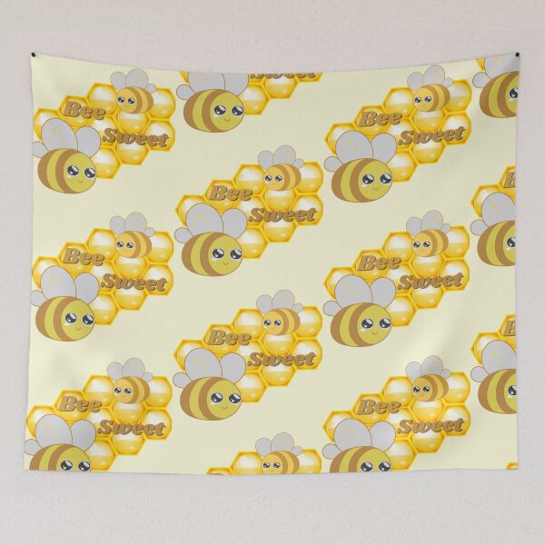 Item preview, Cute Adorable Sweet Bees with honeycomb, Bee Sweet designed and sold by ICRainbowMoons.