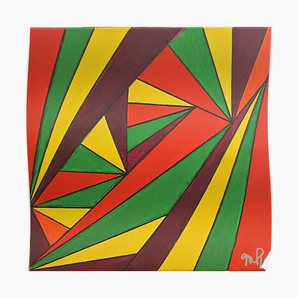Laser Beams Poster