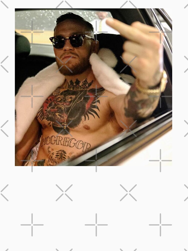 Conor McGregor Middle Finger - The Notorious (Color Version) by BermanDesigns